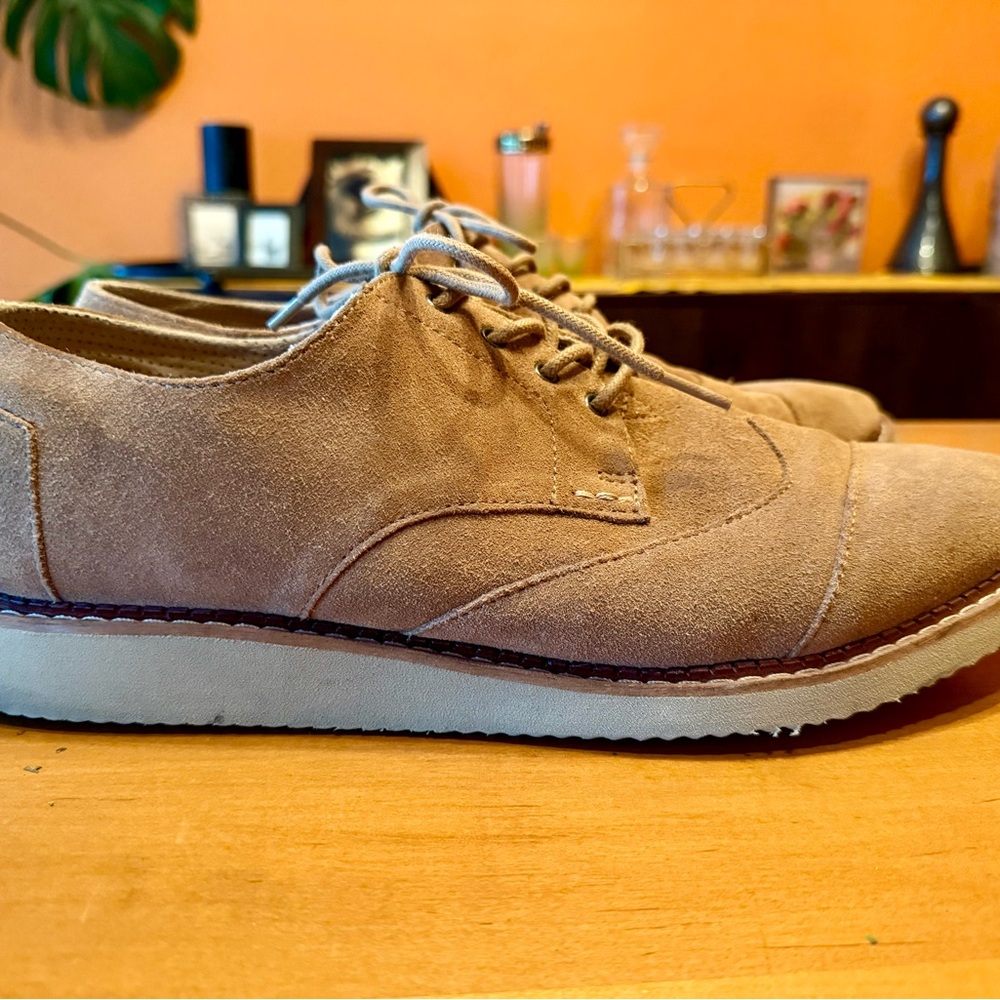 Men's Tan Suede Shoes